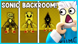 MENCARI SEMUA JENIS SONIC DI BACKROOM - Sonic Morph Roblox