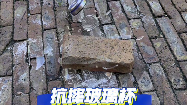 这个玻璃杯真的抗砸抗摔吗？
