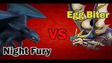 Night Fury vs Egg Biter | SPORE