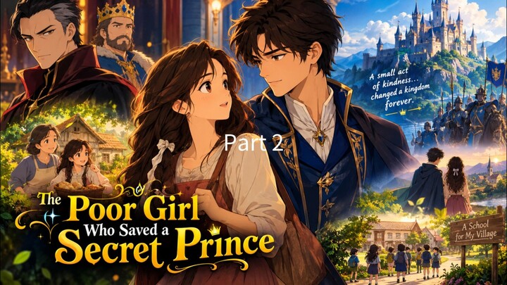 The Poor Girl Who Saved a Secret Prince 👑 | Emotional Fantasy Story | 2D Animated Story