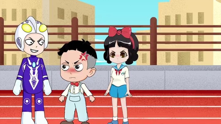 [อนิเมะ][Big Head Son And Little Head Father]ขาสั้นๆ ของลูกชายหัวโต