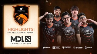 MDL Chengdu Major SEA Qualifiers: TNC Predator vs Adroit