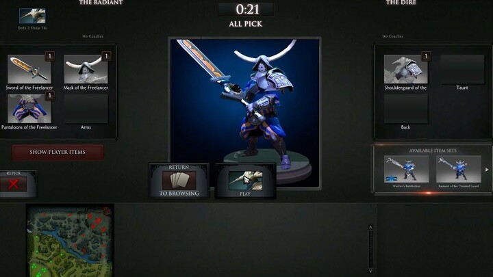 รีวิว The Freelancers Finery Set - Dota 2 Shop Thai