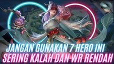 JANGAN GUNAKAN HERO LEMAH INI DI META SEASON SEKARANG Mobile Legends