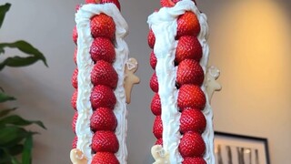 ทาร์ตสตรอว์เบอร์รีสูงเกือบครึ่งเมตรในโอซาก้า ดูแล้วน่าตื่นเต้นจริงๆ