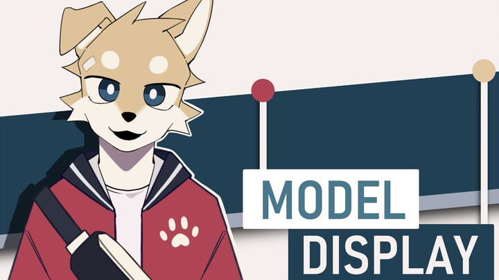 [live2d model display] New v, but dog man!