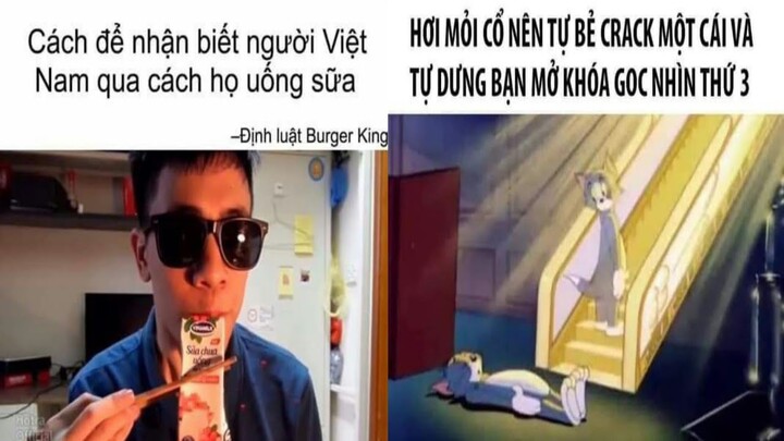 Tổng hợp ảnh chế--phần--54--Uống sữa cũng phải lịch sự