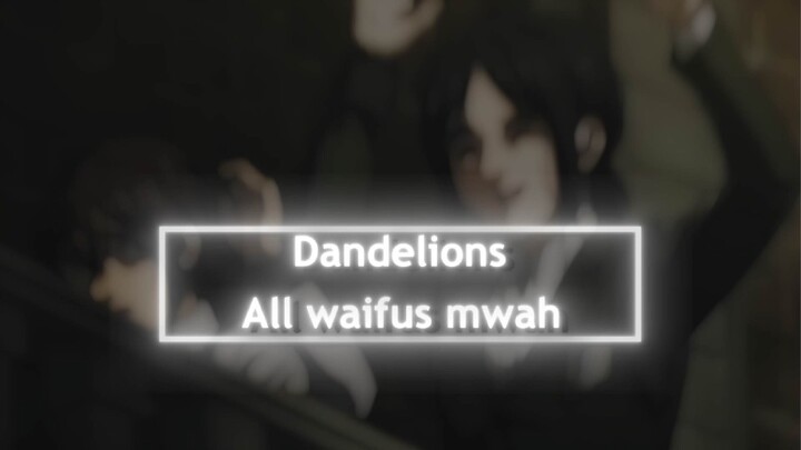 Daddy dandelions - all my waifus #bestofbest #OMIthr