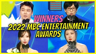 2022 MBC Entertainment Awards Winners