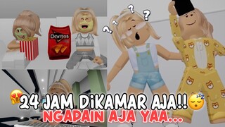 24 JAM DI KAMAR AJA!! 😴🏠 Aku dan Marsya Ngapain Aja Yaa... 😲 | ROBLOX BROOKHAVEN INDONESIA 🇮🇩 |