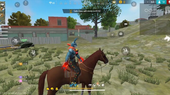 Free Fire with Horse
