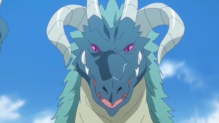 A dragon came to establish diplomatic relations.....Don't turn into a human QAQ