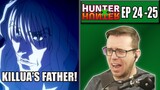 THE ZOLDYCK FAMILY | Hunter x Hunter Episode 24 and 25 REACTION