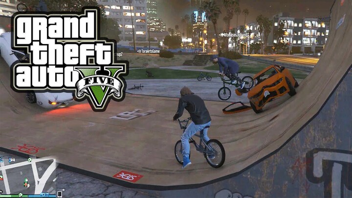 GTA 5 NGAKAK ABIS! (4) - Edisi BMX dan Pesawat! HAHAH!!