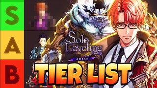 SOLO LEVELING: ARISE PRE-LAUNCH HUNTER TIER LIST!