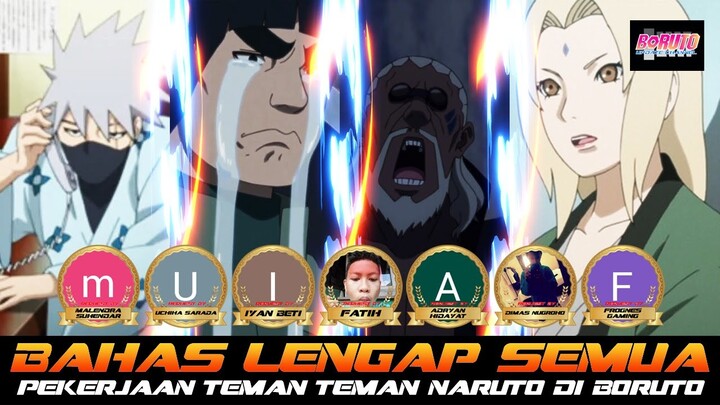 BAHAS LENGKAP SEMUA PEKERJAAN TEMAN - TEMAN NARUTO DI ERA BORUTO