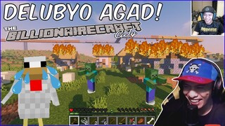 SINUGOD KAMI NG MGA TAO WASAK WASAK BAHAY KO! | MINECRAFT (DELUBYO AGAD!)