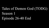 Tales of Demons and Gods TODG Season 1 Episode 26 - 40 End Subtitle Indonesia