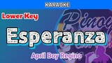 Ezperanza by April Boy Regino (Karaoke : Lower Key)