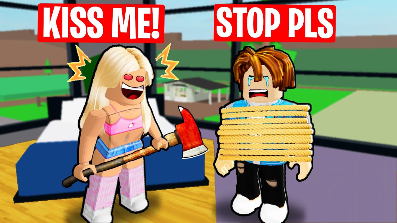 pretending to be a slender girl in ROBLOX BROOKHAVEN RP! 