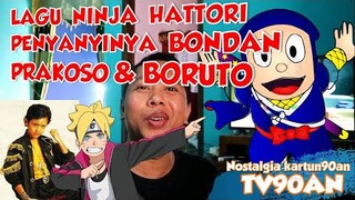 LAGU OPENING NINJA HATTORI (1997-2020),  VERSI RCTI 2020 DINYANYIIN BORUTO LOH - TV90AN