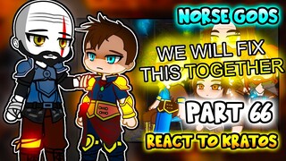 Norse Gods react to Kratos Part 66 || GOW Ragnarök || - Gacha Club React