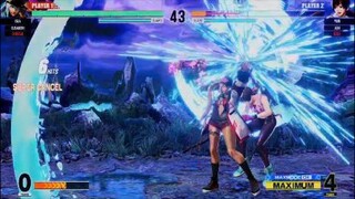 KOF15　世界1位イスラ　どこからでも超必殺技コンボ　地味に痛い追撃　空中を制するイスラが強すぎる