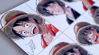 คุณจะวาด Monkey D. Luffy โดยใช้สไตล์แอนิเมชั่น 8 แบบได้อย่างไร?