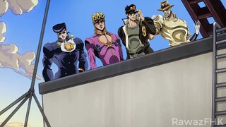 [Anime]If the 4 guys save Dio from drwoning|<JoJo's Bizarre Adventure>