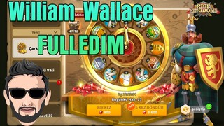 William Wallace Yeni Piyade Komutanı fulledım-Cark oynadık ve yetenek ağaci nasıl - Rise of Kingdoms