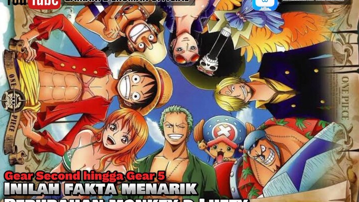 INILAH FAKTA MENARIK PERUBAHAN GEAR SECOND SAMPAI GEAR 5 MONKEY D LUFFY