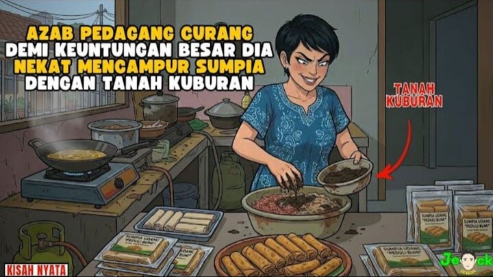 AZAB PEDAGANG CURANG DEMI KEUNTUNGAN BESAR DIA NEKAT MENCAMPUR SUMPIA DENGAN