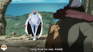 Kuzan will assist Garp to fight against BLACKBEARD