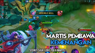 MARTIS PEMBAWA KEMENANGAN | GAMEPLAY MLBB