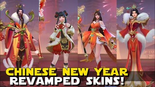 REVAMPED AURORA, ODETTE, LUO YI AND LOLITA CNY SKINS | BRAND NEW SKILL EFFECTS! | MOBILE LEGENDS