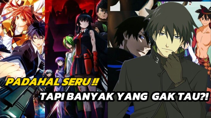 5 REKOMENDASI ANIME SERU TAPI JARANG DIKETAHUI ORANG ‼️