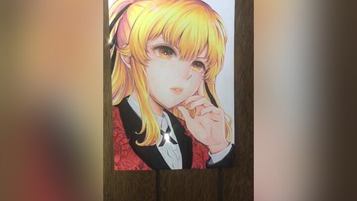 I lowkey hate this drawing but imma post anyways🤪 kakegurui marysaotome anime animeart manga