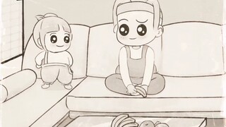 【白杨和桔子】爸爸的头上似乎有点绿