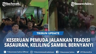 Keseruan Sejumlah Pemuda Jalankan Tradisi Sasauran di Bandung, Suaranya Bak Grup Vocal