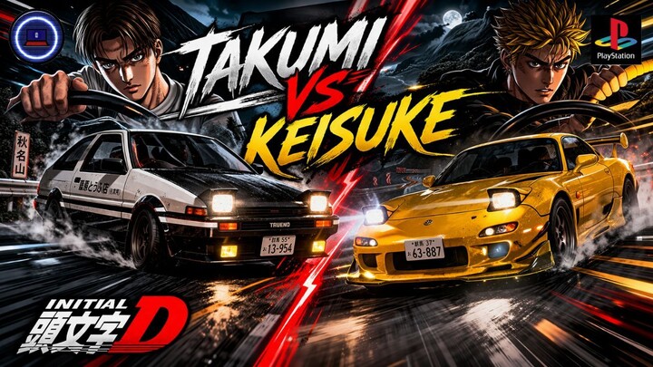 LET'S RACE ! LAWAN RX 7 KUNING, MENURUNI MT. AKINA - PART 2