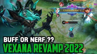 Vexana Revamp , New Revamped Vexana Gameplay - Mobile Legends Bang Bang