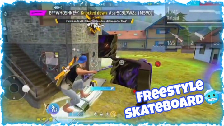 Meta Freestyle skateboard with Shotgun 1 hit❄️