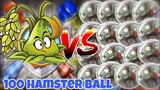 StickyBomb Rice vs Zombie Hamster ball: cản được không | Plants vs Zombies 2 - so sánh plants - MK