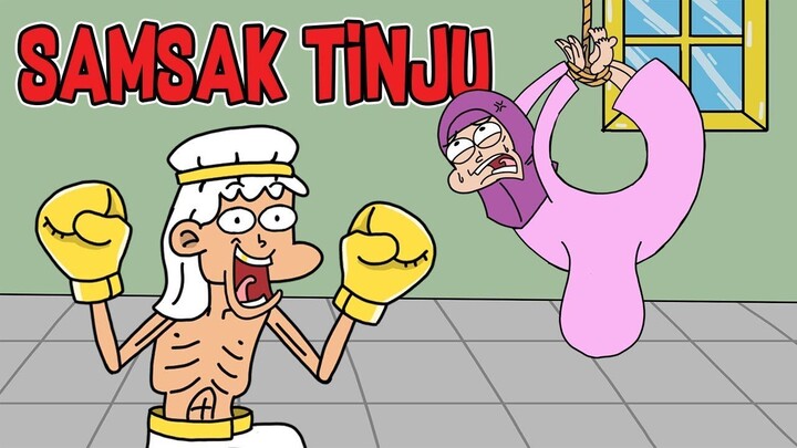Istri Sultan Hamil, Baby jadi Samsak Tinju  Kartun Acing Lucu  Funny Cartoon