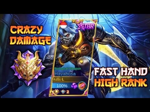 TOP GLOBAL HAYABUSA 1 DUNIA | GAMEPLAY HAYABUSA | TOTURIAL HAYABUSA | EMBLEM HAYABUSA BIAR SAKIT