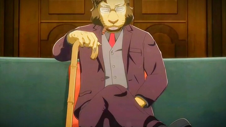 In order to make the rabbit taste better when eating it, the lion prepared a big bathtub for the rab