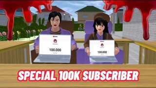 Special 100k Subscriber || Sakura School Simulator || Sakura Hantu || Film Horor || Sakura Horor