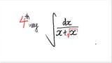 4th/4 ways: integral ∫1/(x + √x) dx