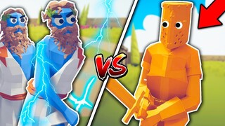 3 THẦN ZEUS ĐẤU VỚI CHIẾN BINH MẠ VÀNG BẤT TỬ - TABS (TOTALLY ACCURATE BATTLE SIMULATOR)