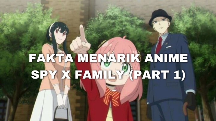 Fakta menarik anime spy x family (part 1) ANYA FORGER